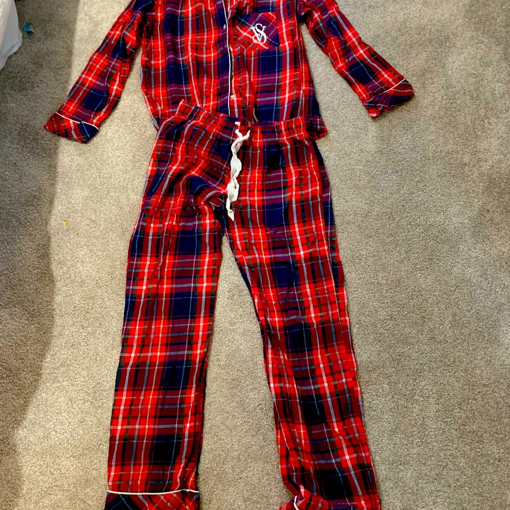 Xs plaid Victoria Secret lounge set